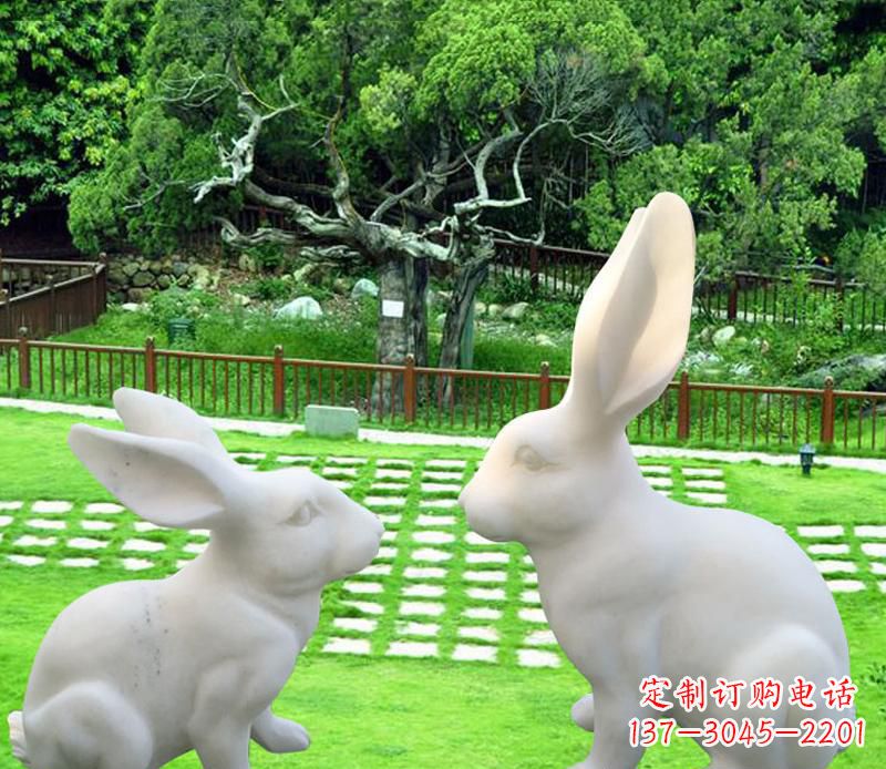 南阳中领雕塑定制独特的兔子雕塑