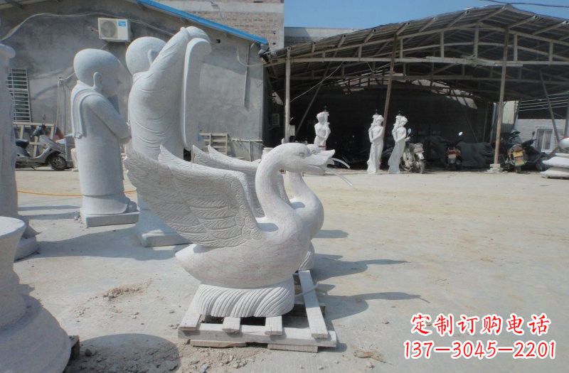 南阳中领雕塑:独具特色的天鹅喷水雕塑