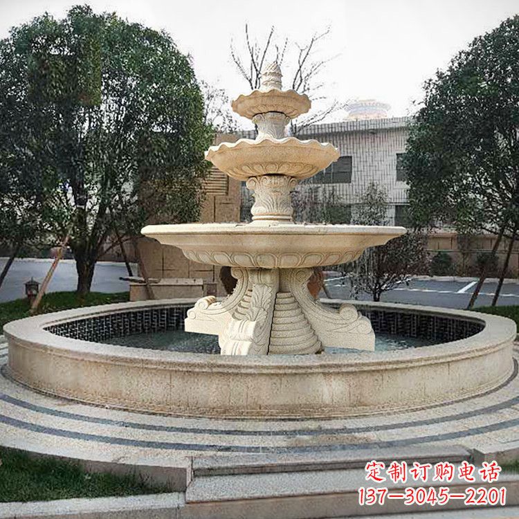 南阳石雕花盆,高端定制雕塑
