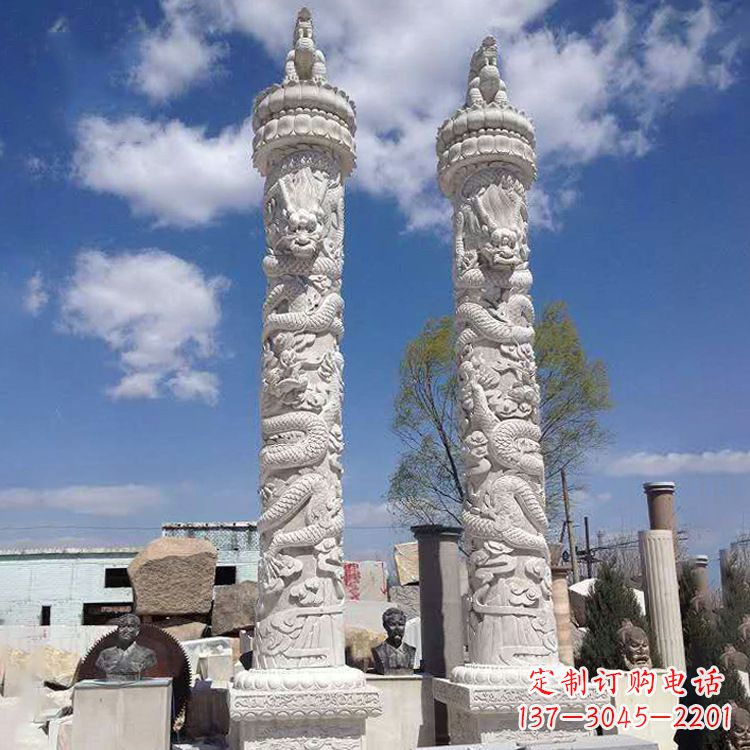 南阳精美华表雕塑,灵动展现艺术之美