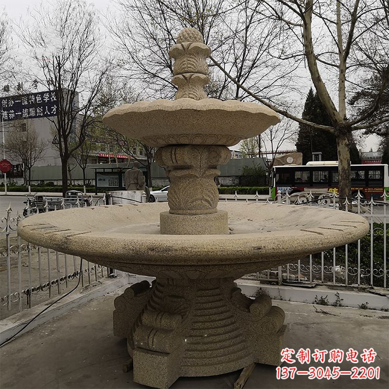 南阳风水精灵,莲花开道——铸铁风水球雕塑