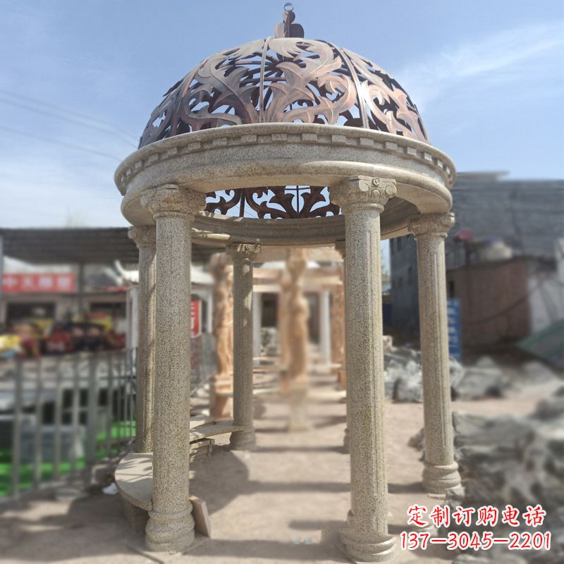 南阳中领雕塑提供精美欧式凉亭雕塑定制服务,其…