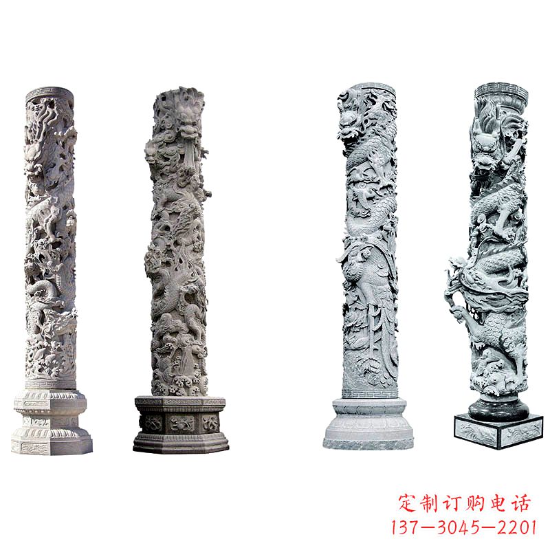 南阳精美绝伦的石雕龙柱