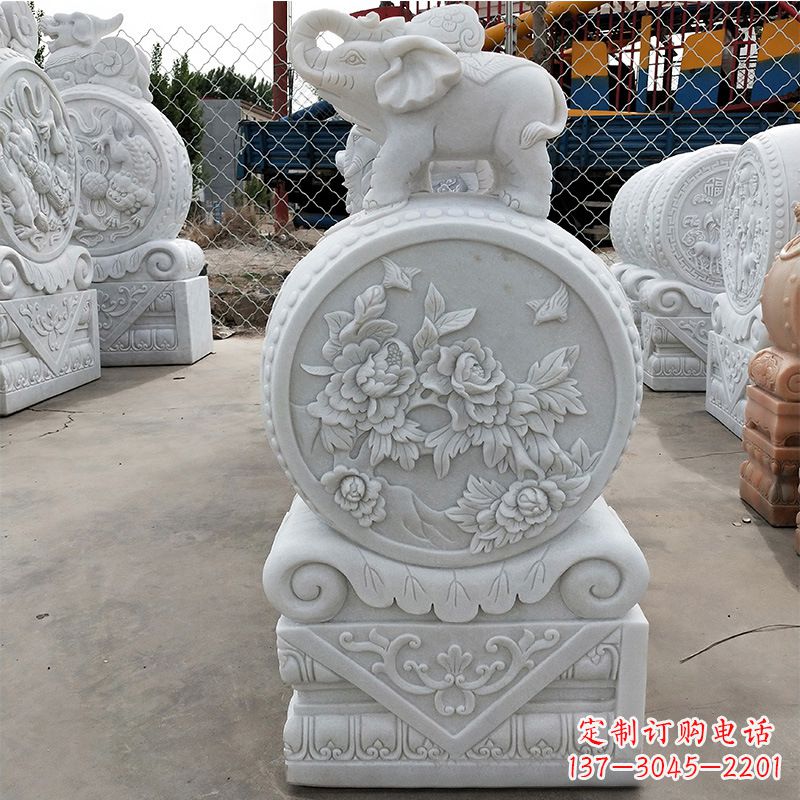 南阳精美门墩雕塑,增添独特气质