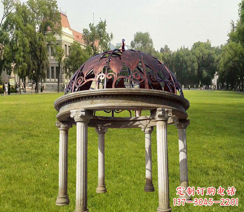 南阳优质石雕凉亭,添彩美景