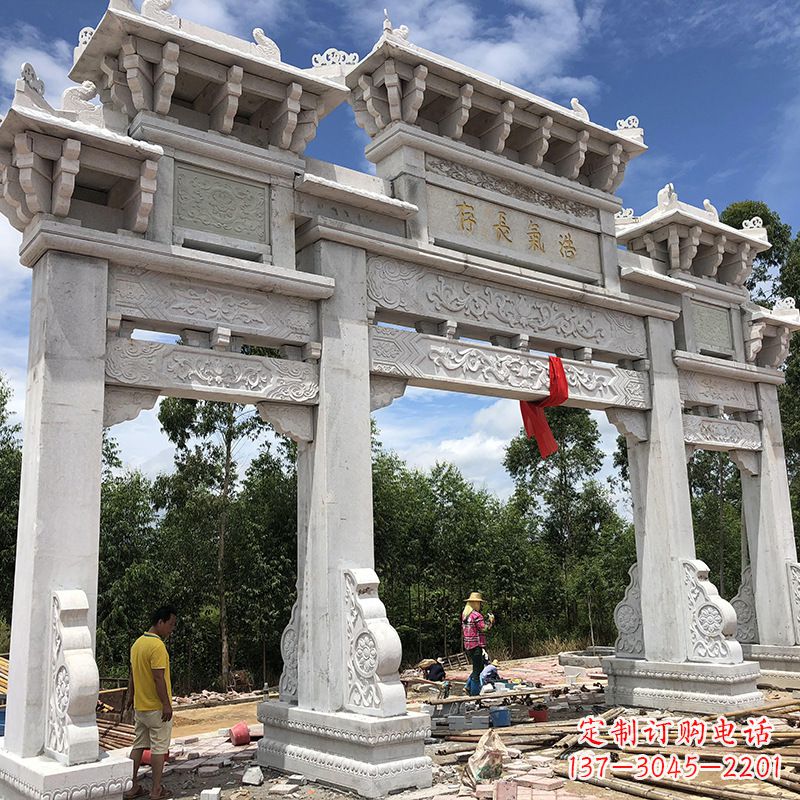 南阳石雕牌坊陵墓雕塑,让你的家族历史永载史册