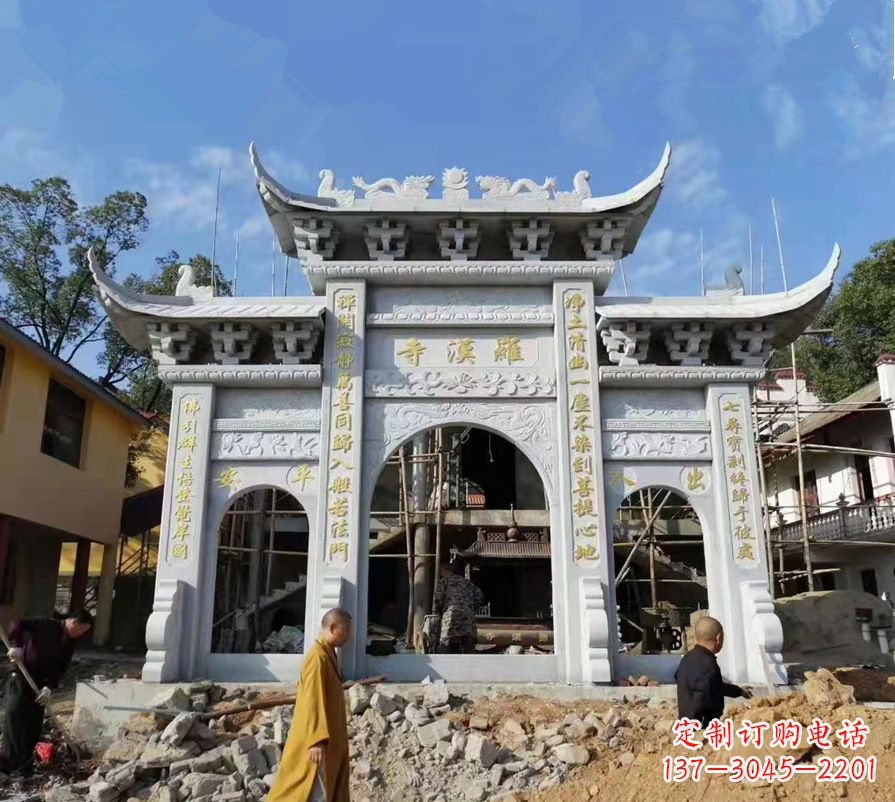 南阳西安中领雕塑:高端定制牌坊雕塑