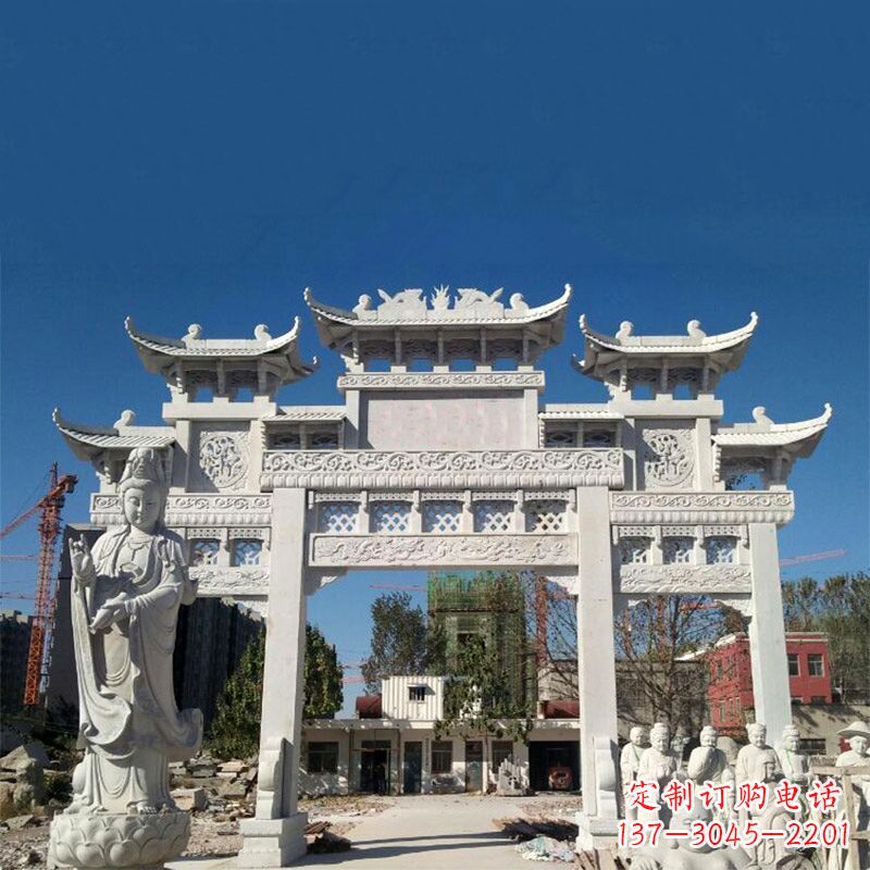 南阳中领雕塑牌楼铸铜雕塑