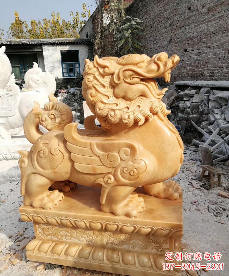 南阳令人叹为观止的貔貅雕塑