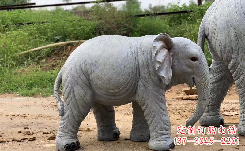 南阳青石大象雕塑,典雅而又时尚