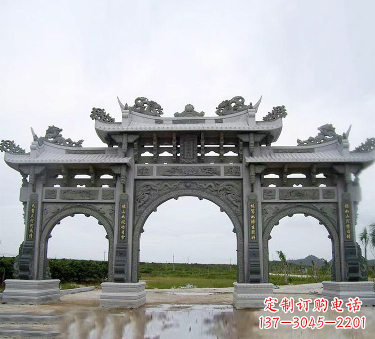 南阳石牌坊 楼