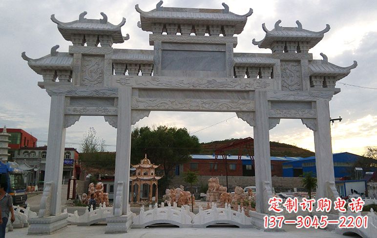 南阳石牌坊雕刻