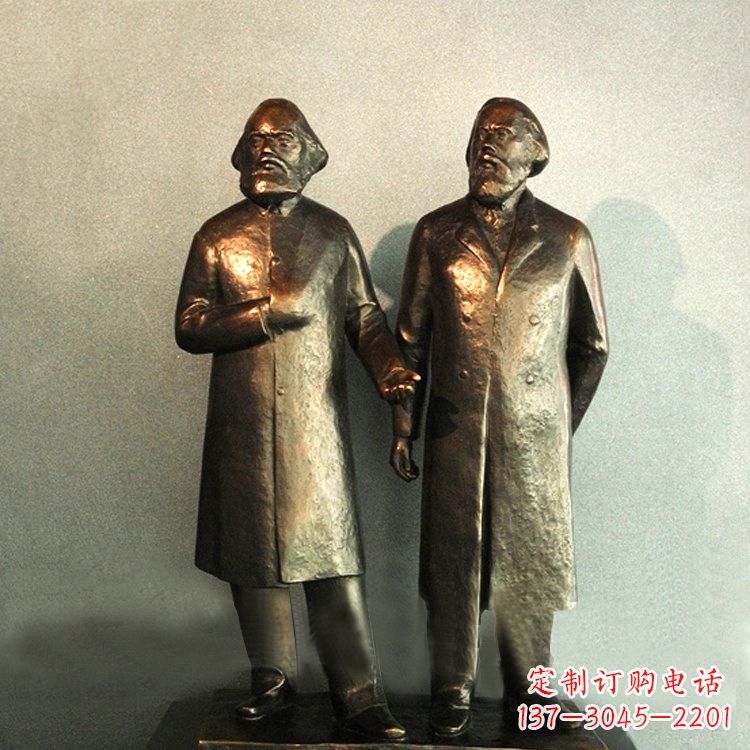 南阳世纪伟人马克思和恩格斯雕塑