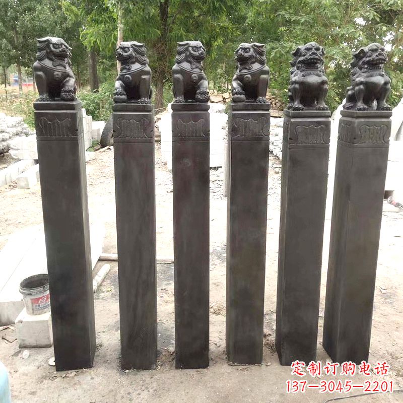 南阳拴马桩雕塑