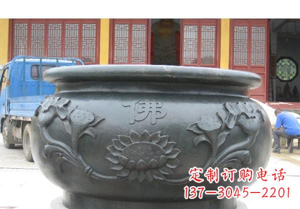 南阳水缸寺庙铜雕 (2)