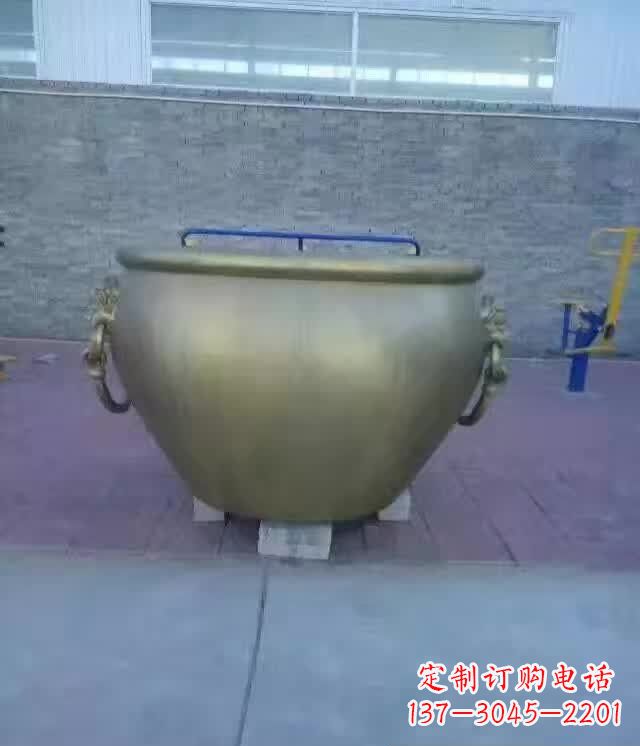 南阳水缸铜雕塑