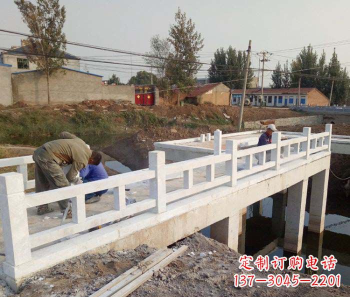 南阳寺庙景观汉白玉栏板石雕