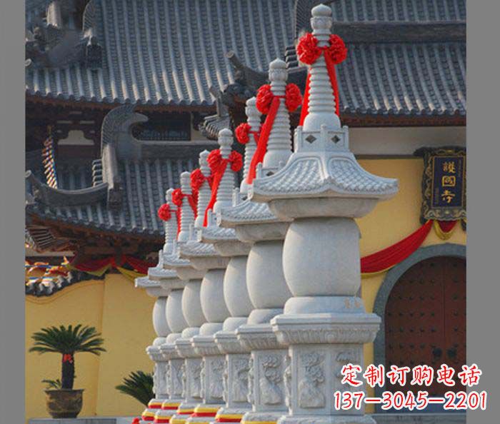 南阳寺庙景观舍利塔石雕