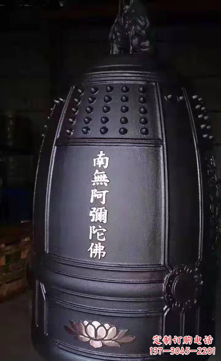 南阳寺庙铜钟雕塑户外景观雕塑