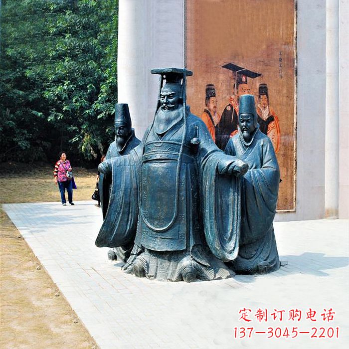 南阳隋文帝杨坚景观雕塑