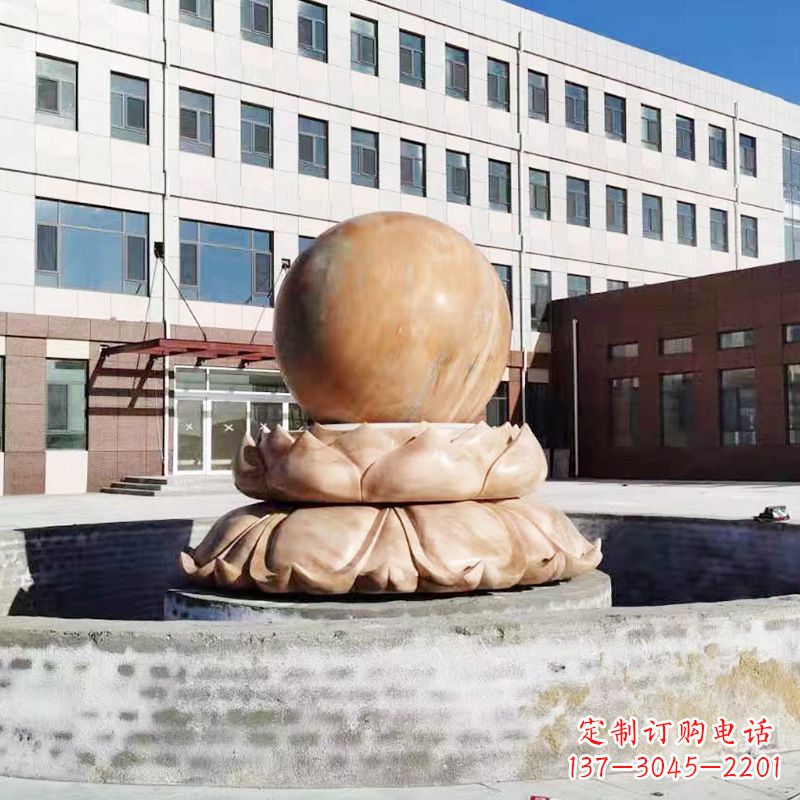 南阳特色的石雕风水球