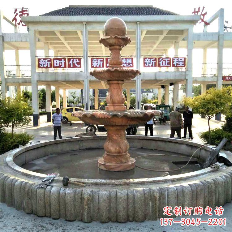 南阳天使喷泉石雕