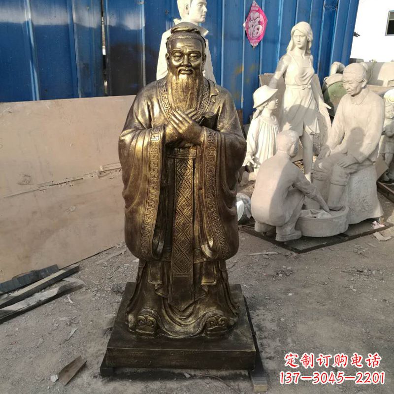 南阳同济大学孔子雕塑