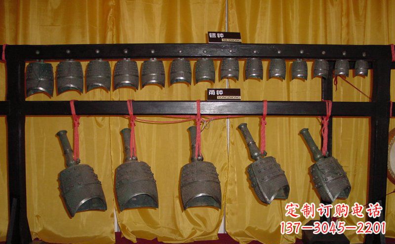 南阳铜编钟古代乐器雕塑