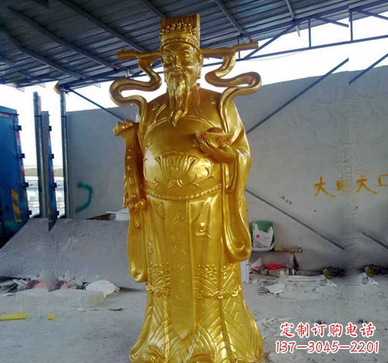 南阳铜雕财神雕像