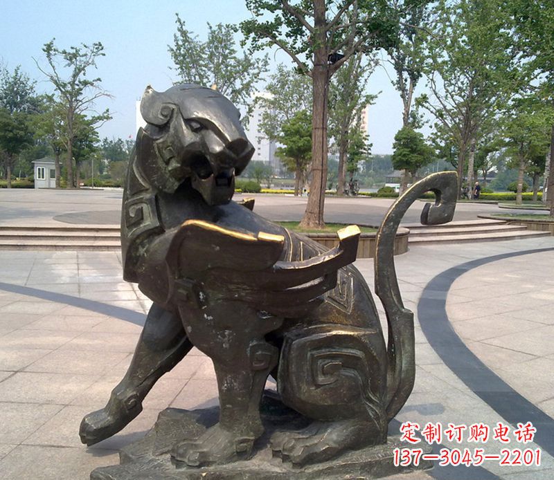 南阳铜雕抽象十二生肖