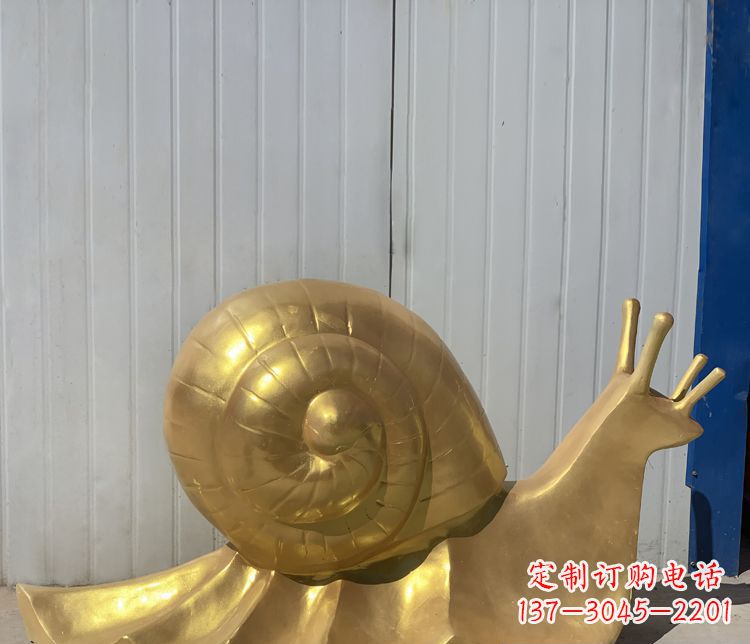 南阳铜雕创意蜗牛雕塑