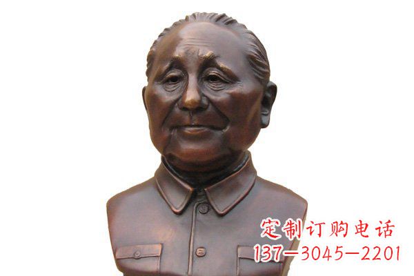 南阳铜雕邓小平头像