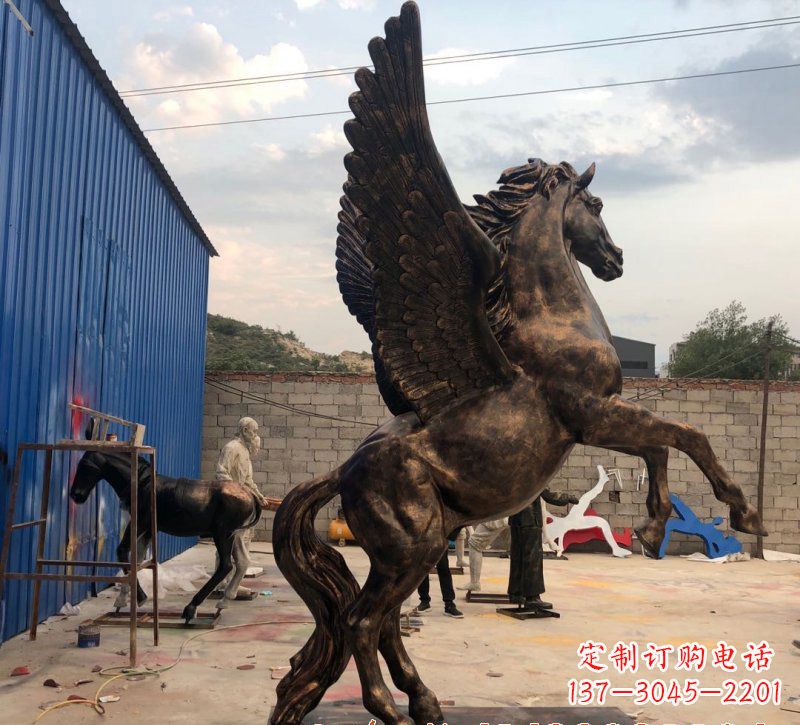 南阳铜雕飞马雕塑