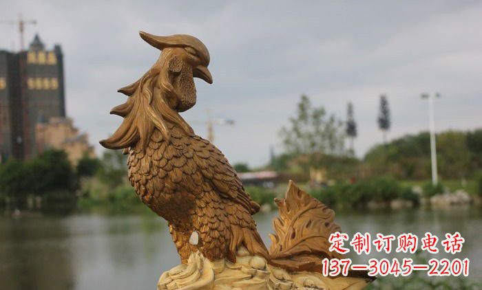 南阳铜雕凤凰古代神兽雕塑