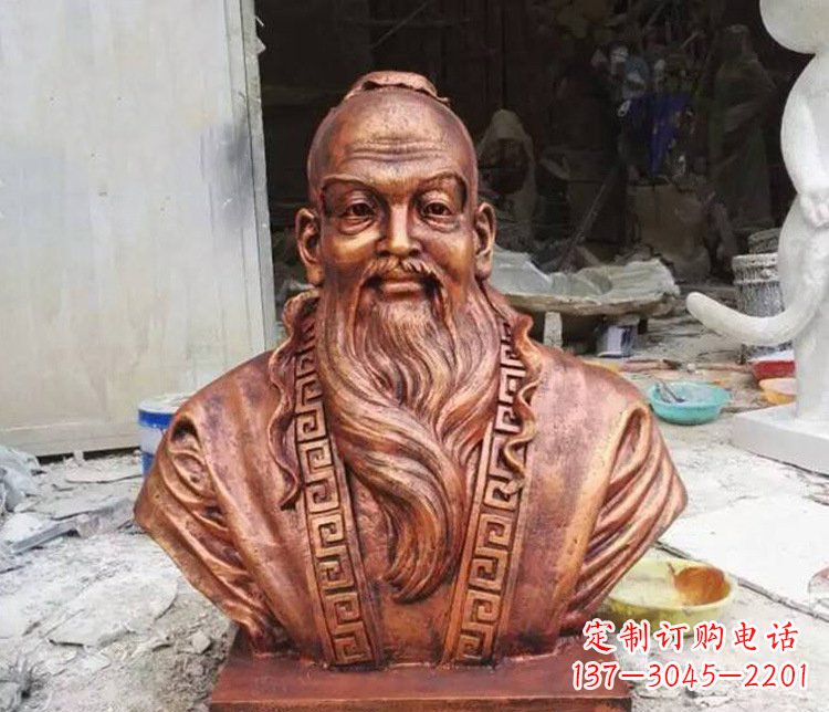 南阳铜雕古代孙思邈人物雕塑