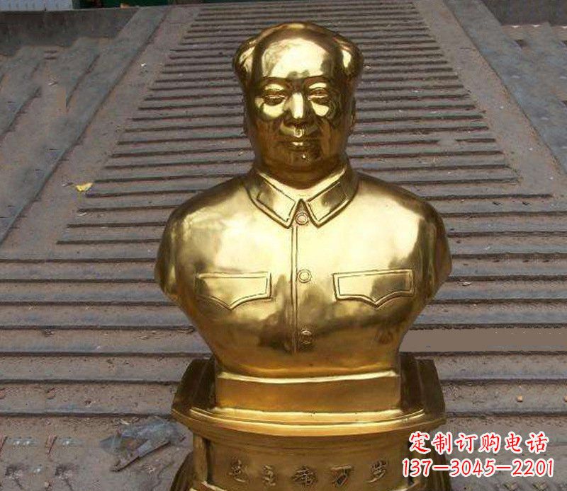 南阳铜雕广场伟人雕塑摆件