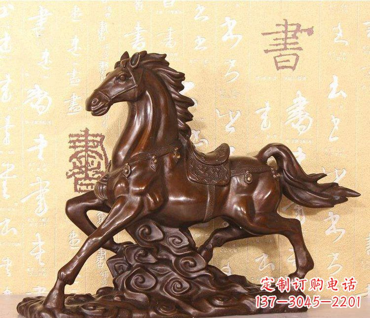 南阳铜雕户外园林动物马雕塑