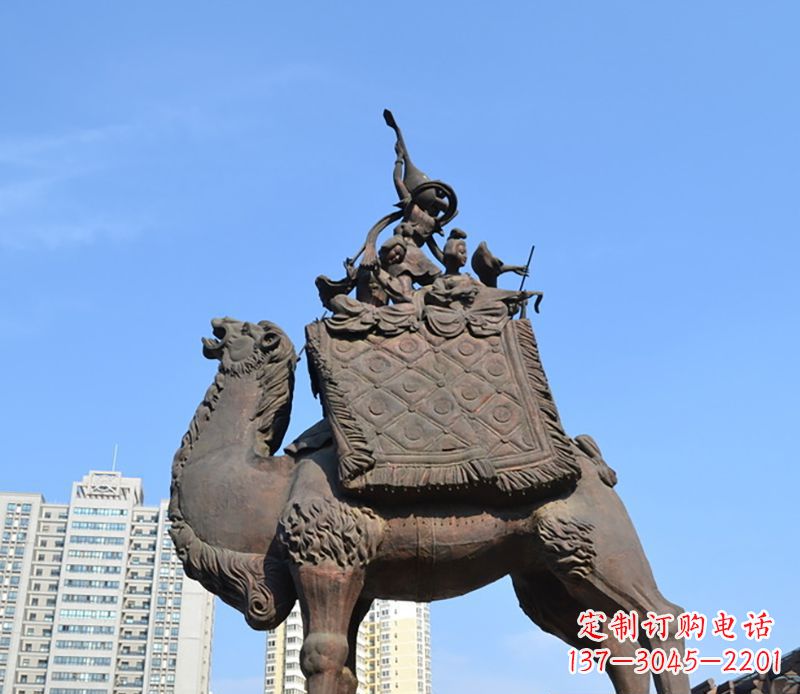 南阳铜雕骆驼
