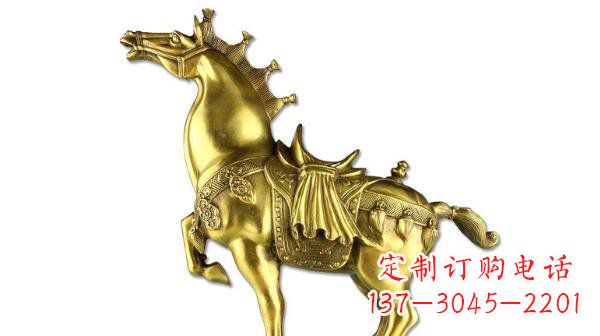 南阳铜雕马公园动物雕塑