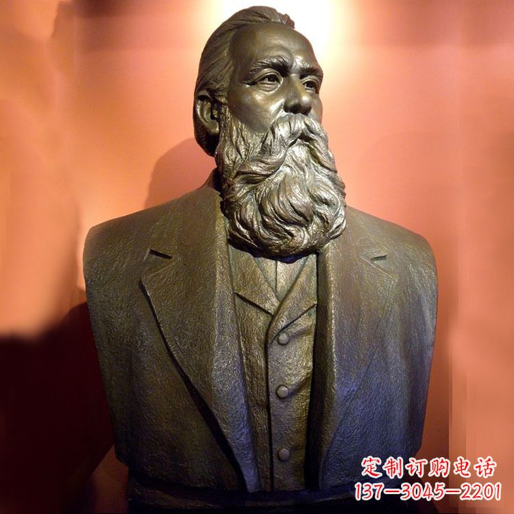 南阳铜雕马克思雕塑