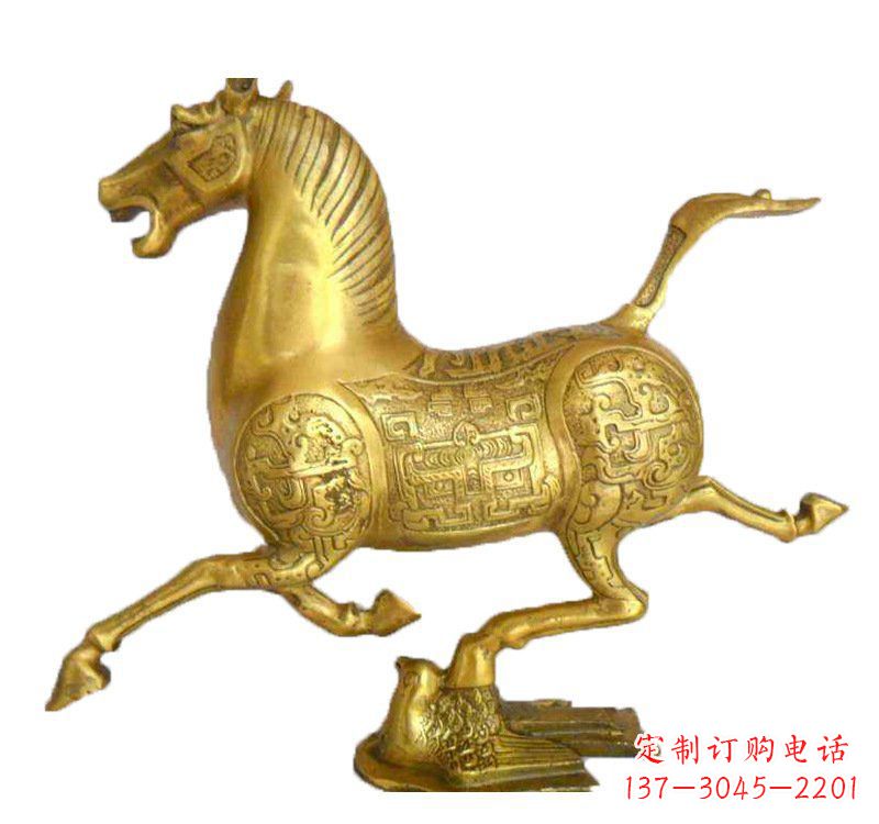 南阳铜雕马踏飞燕