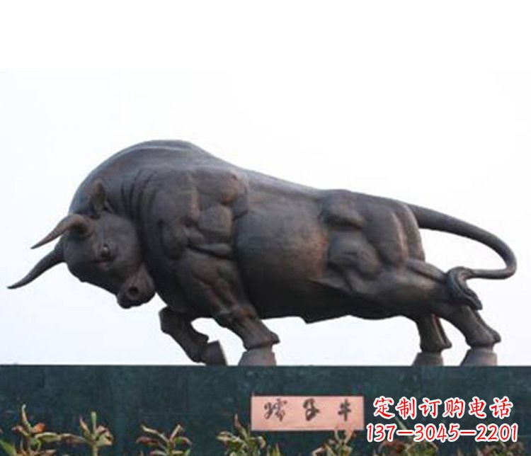 南阳铜雕孺子牛动物雕塑