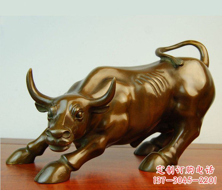 南阳铜雕小区动物牛摆件