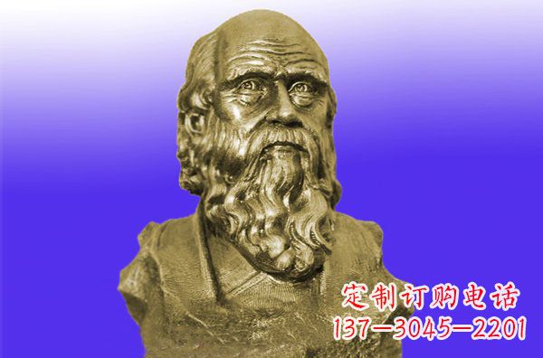 南阳托尔斯泰头像铜雕