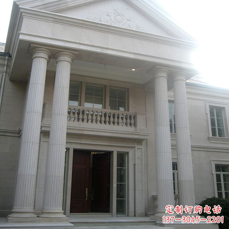 南阳外墙罗马柱石雕