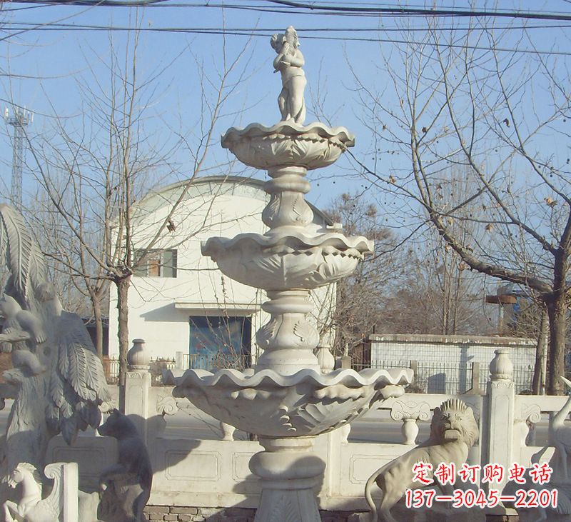 南阳晚霞红石雕风水球图片