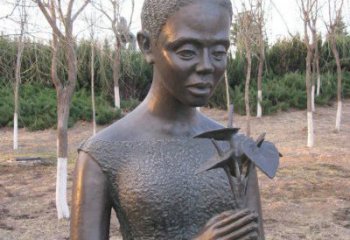 南阳浪漫艺术·女人铜雕