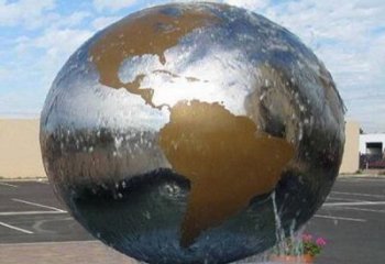 南阳国际化地球喷泉雕塑