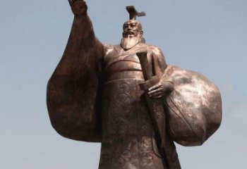 南阳秦始皇铜雕精美塑像，让历史回溯至您身边