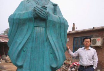 南阳来自中国历史的经典孔子雕塑